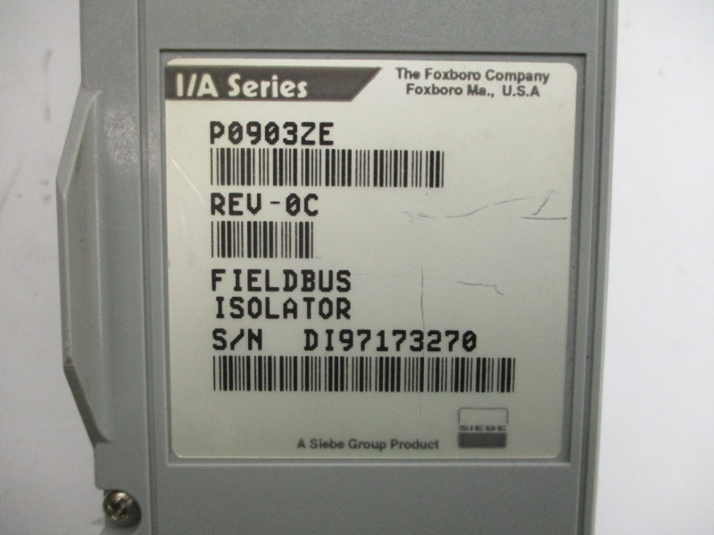 FOXBORO P0903ZE REV. 0C NSNP