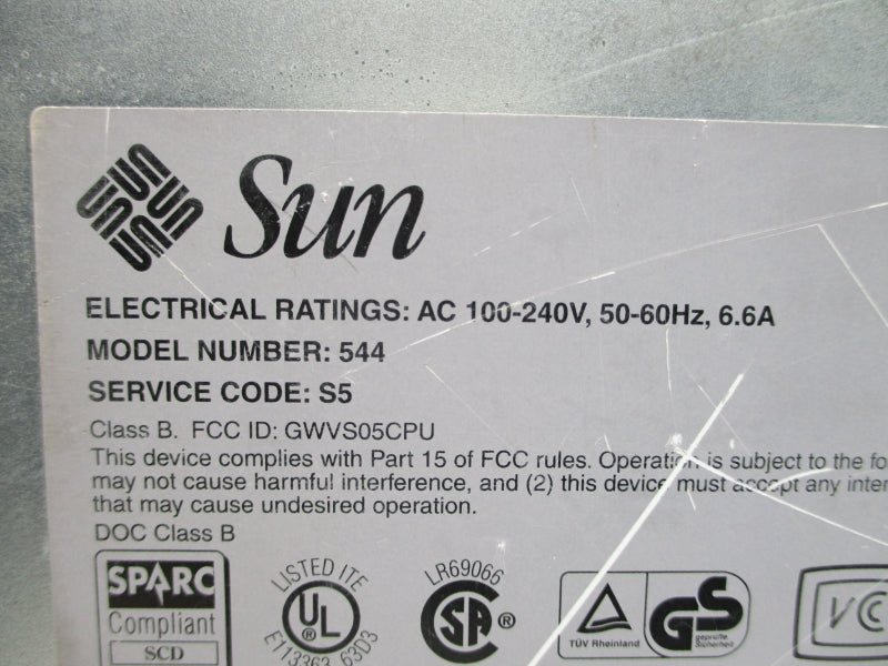 FOXBORO 600-3498-01 544 100-240VAC 6.6A UNMP