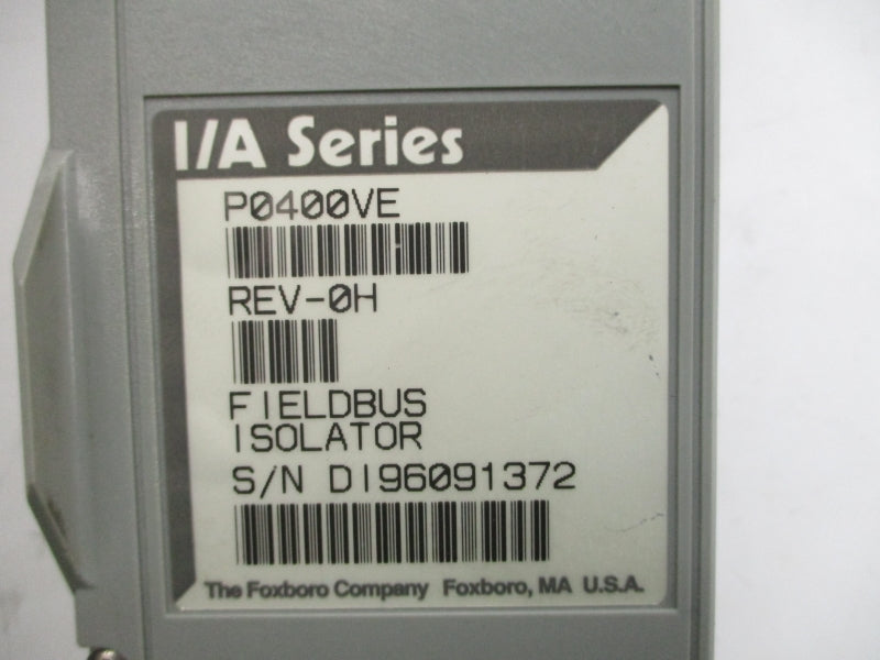 FOXBORO P0400VE REV. 0H (AS PICTURED) NSNP