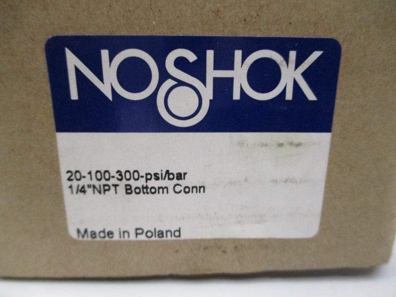 NOSHOK 20-100-300-PSI/BAR 1/4" NSMP