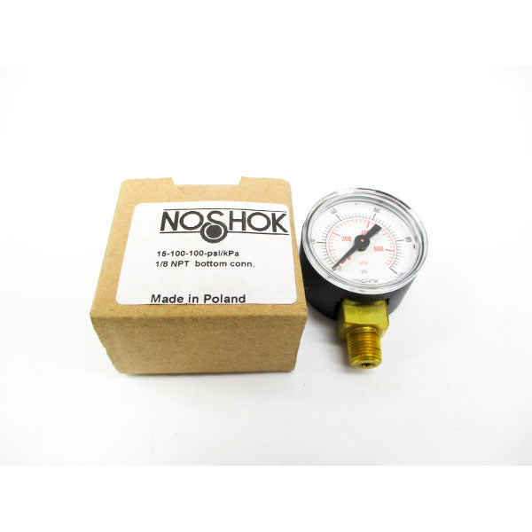 NOSHOK 15-100-100-PSI/KPA 1/4" NSMP