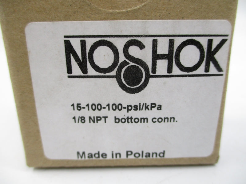 NOSHOK 15-100-100-PSI/KPA 1/4" NSMP