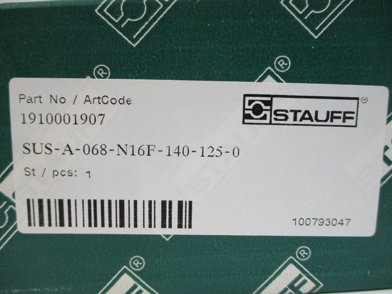 STAUFF SUS-A-068-N16F-140-125-0 1910001907 NSMP