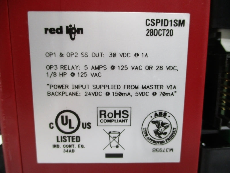 RED LION CONTROLS CSPID1SM 125VAC 5A NSMP