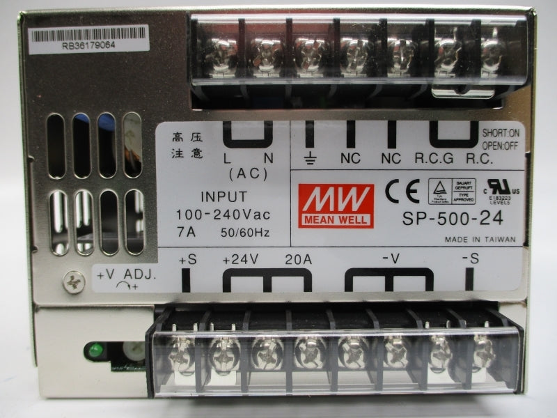 MEAN WELL SP-500-24 100-240VAC 7A NSMP
