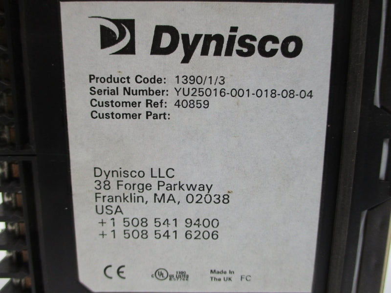 DYNISCO 1390/1/3 100-240VAC 2A UNMP