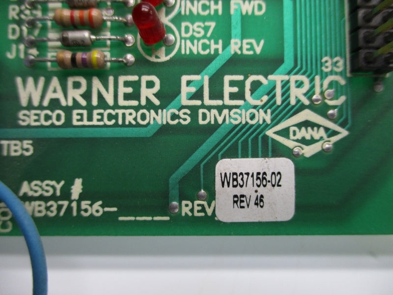 WARNER ELECTRIC WB37156-02 REV. 46 UNMP