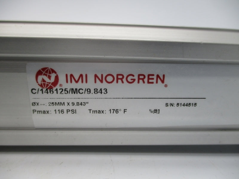 NORGREN C/146125/MC/9.843 116PSI NSNP