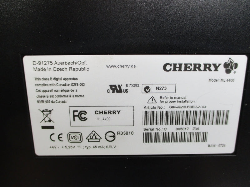 CHERRY G84-4420LPBEU-2/03 UNMP