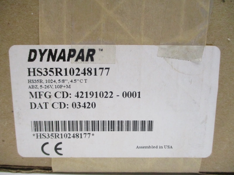 DYNAPAR HS35R10248177 5-26V NSMP