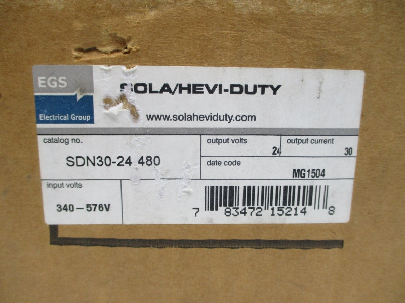 SOLA SDN30-24-480 380/500VAC 2.0/1.7A NSMP