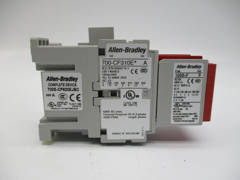 ALLEN BRADLEY 700S-CF620EJBC SER. A 24VDC (BR/WH) NSMP