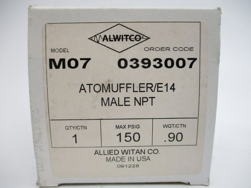 ALLIED WITAN 0393007 M07 150PSI NSMP