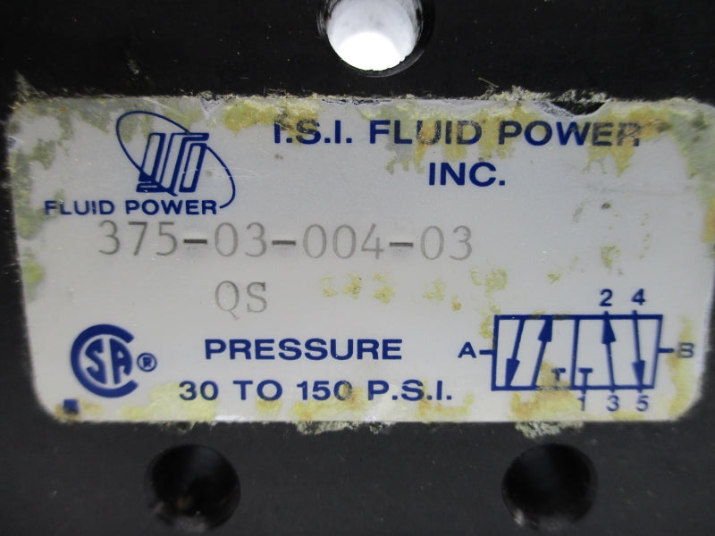 ISI FLUID POWER 03-004-03 30-150PSI NSMP