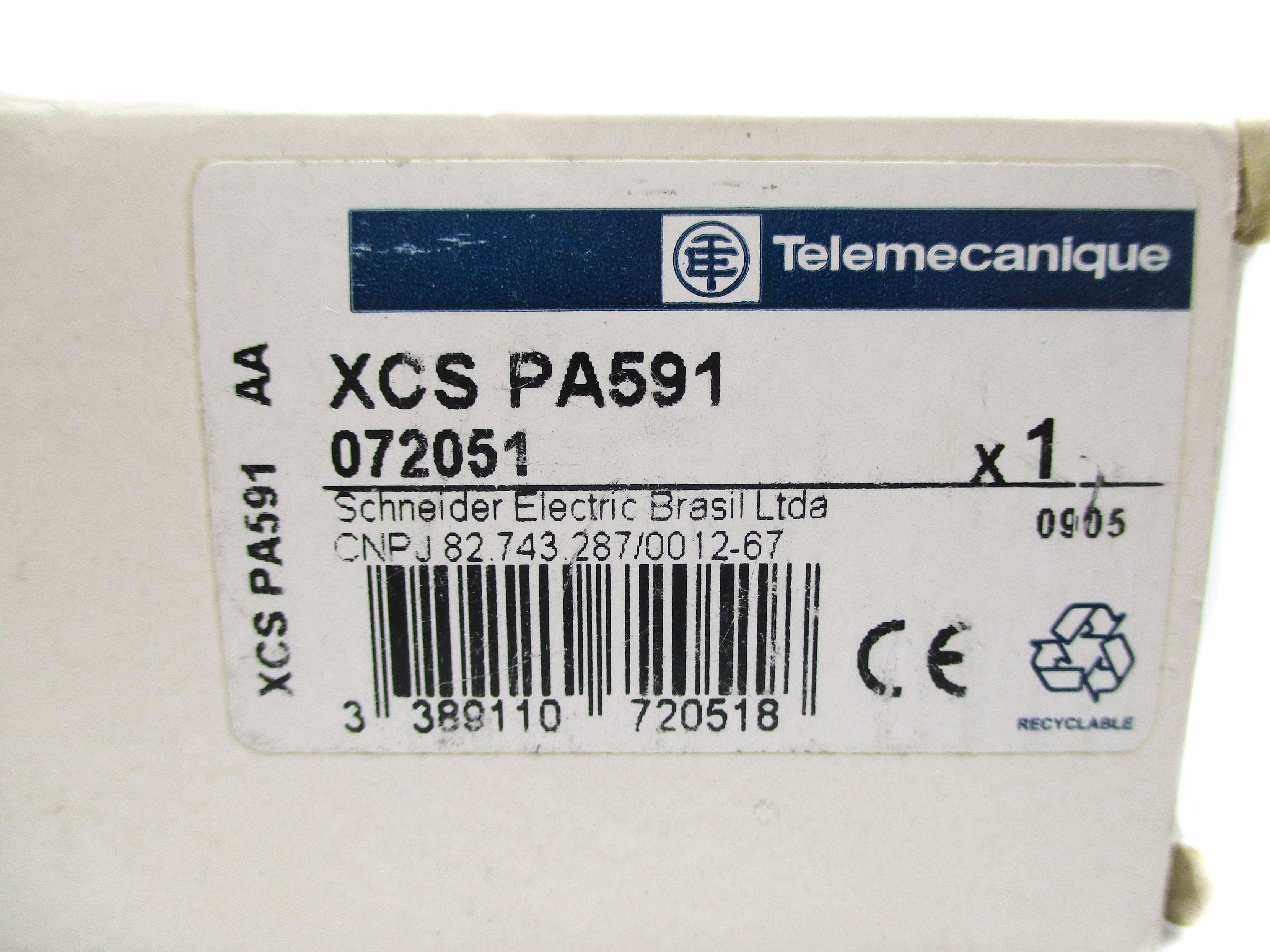 TELEMECANIQUE XCSPA591 240V 3A NSMP