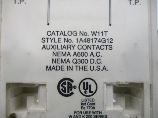 WESTINGHOUSE W11T 1A48174G12 NSNP