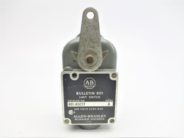 ALLEN BRADLEY 801-ASC17 SER. A 600VAC/DC UNMP