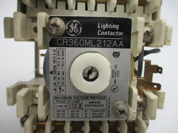 GENERAL ELECTRIC CR360ML212AA 110/120VAC 20A NSNP