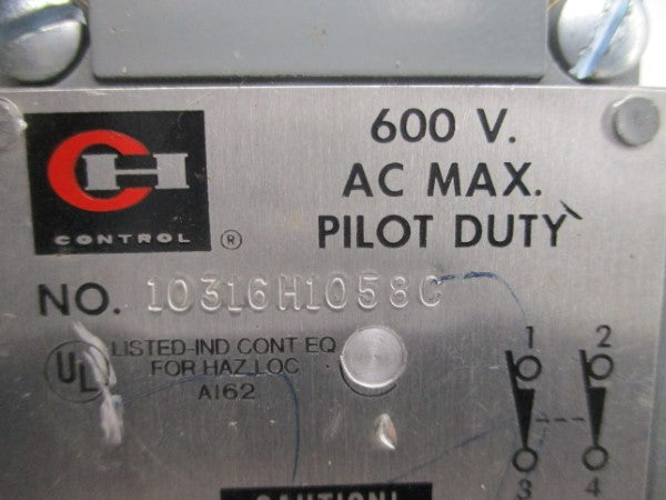 CUTLER HAMMER 10316H1058C 600VAC NSNP
