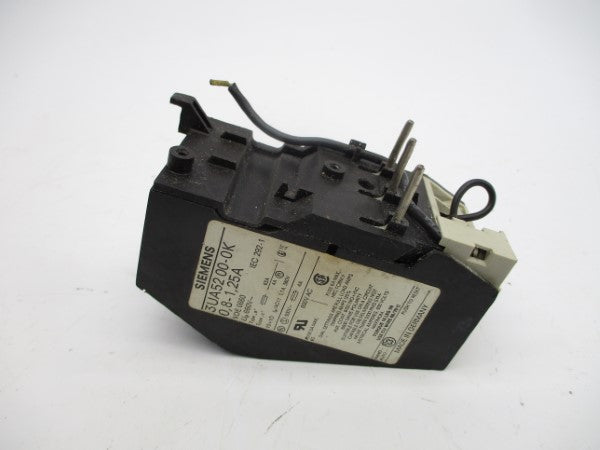 SIEMENS 3UA5200-0K 600VAC 0.8-1.25A UNMP
