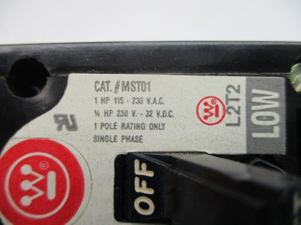 WESTINGHOUSE MST01FN1P 115-230VAC NSMP