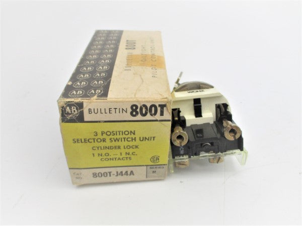 ALLEN BRADLEY 800T-J44A SER. N (BK/YL) NSMP
