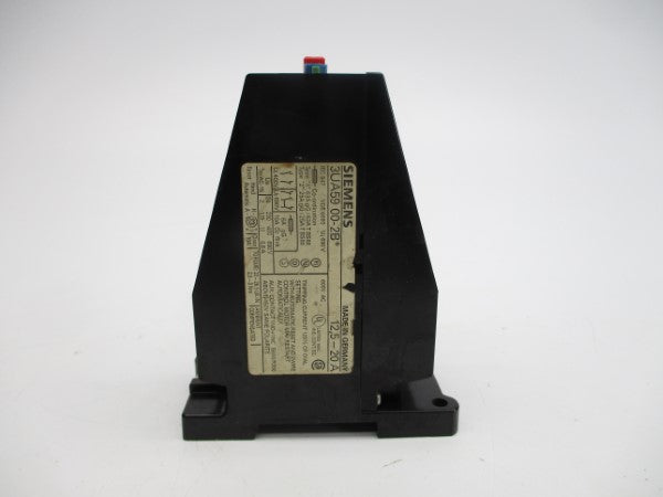 SIEMENS 3UA5900-2B 600VAC 12.5-20A NSNP