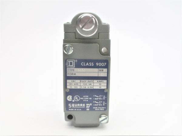 SQUARE D 9007B61C SER. B 600VAC 10A NSNP