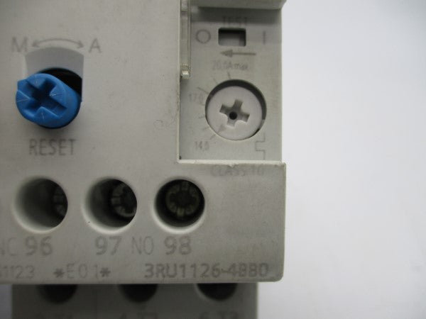 SIEMENS 3RU1126-4BB0 600VAC 14.0-20.0A UNMP
