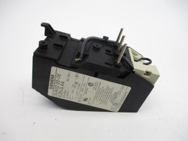 SIEMENS 3UA5200-0E 600VAC 0.25-0.4A NSNP