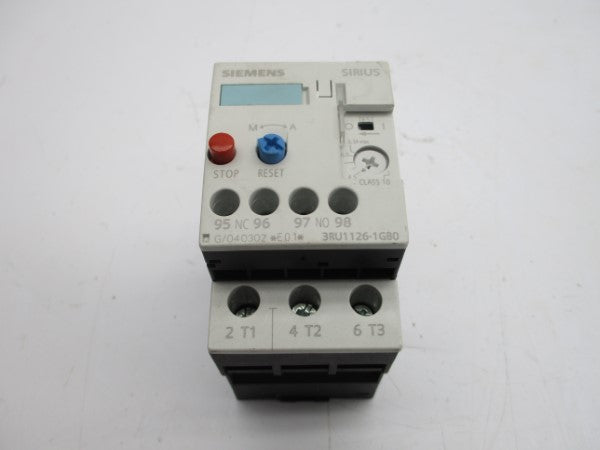 SIEMENS 3RU1126-1GB0 600VAC 4.5-6.3A NSNP
