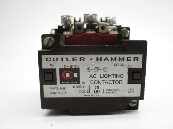 CUTLER HAMMER C30BN3 SER. A1 110/120V 20A UNMP