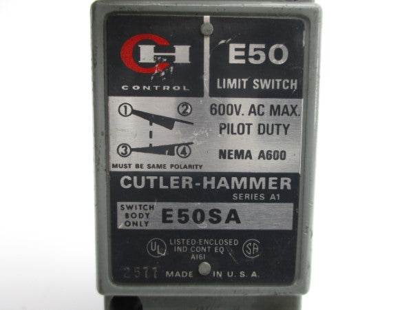 CUTLER HAMMER E50SA SER. A1 600VAC UNMP