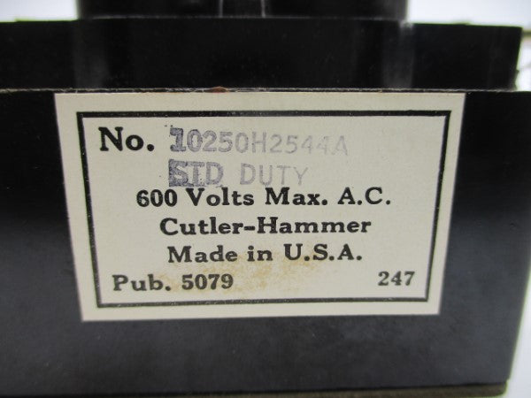 CUTLER HAMMER 10250H2544 600VAC NSMP