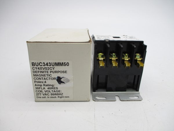 CONTACTOR BUC343UMM50 277VAC 30A NSMP