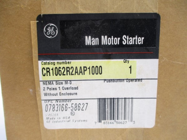 GENERAL ELECTRIC CR1062R2AAP1000 SER. A 600VAC NSMP