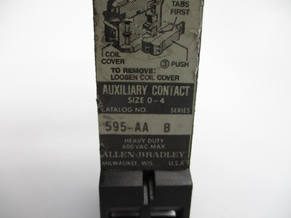 ALLEN BRADLEY 595-AA SER. B 600VAC UNMP