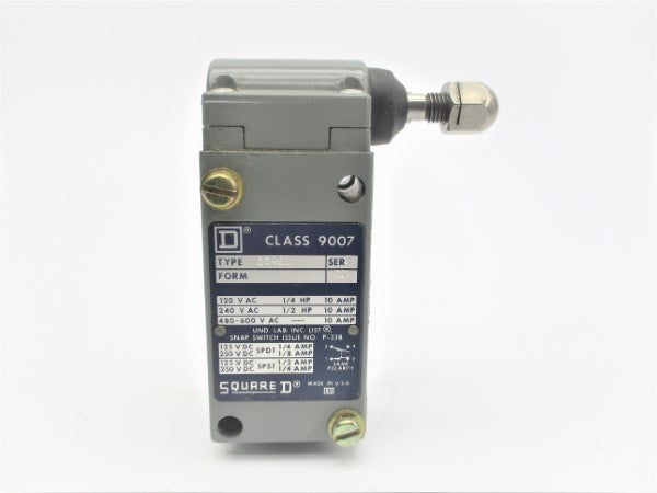 SQUARE D 9007B54GD SER. B 480-600VAC 10A NSNP