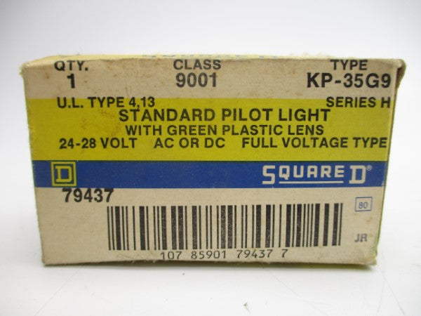 SQUARE D 9001KP-35G9 SER. H 24-28VAC/DC NSMP