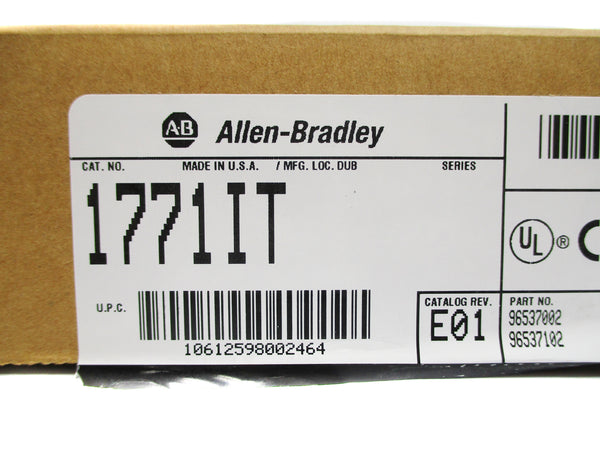 ALLEN BRADLEY 1771-IT SER. A NSMP