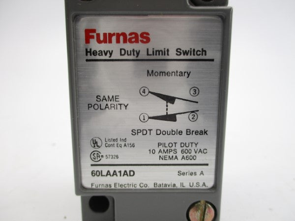 FURNAS 60LAA1AD SER. A 600VAC 10A NSMP
