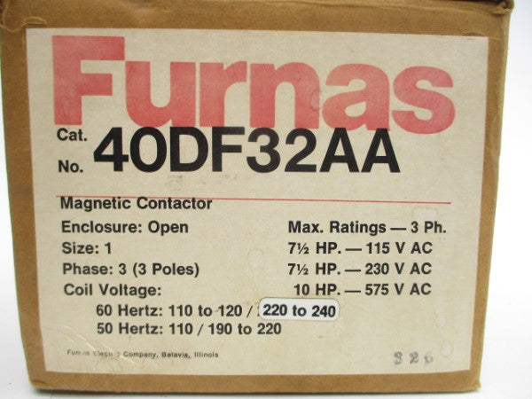 FURNAS 40DF32AA 220-240V 30A NSMP