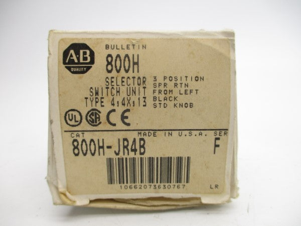 ALLEN BRADLEY 800H-JR4B SER. F (GY/BL) NSMP