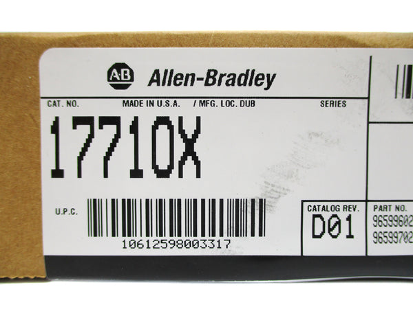 ALLEN BRADLEY 1771-OX SER. A NSMP