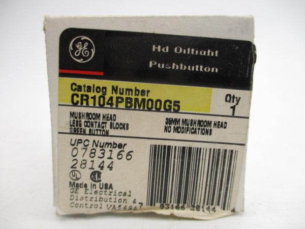GENERAL ELECTRIC CR104PBM00G5 NSMP