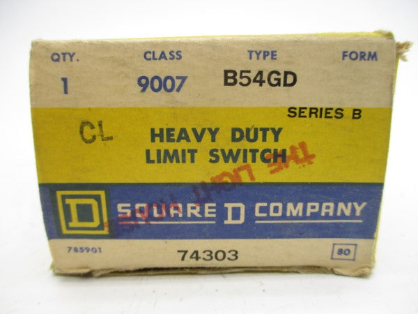 SQUARE D 9007B54GD SER. B 480-600VAC 10A NSMP