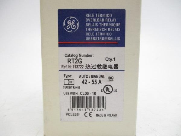 GENERAL ELECTRIC RT2G 600VAC 42-55A NSMP