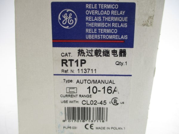 GENERAL ELECTRIC RT1P 600VAC 10-16A NSMP