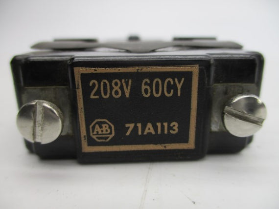 ALLEN BRADLEY 71A113 208V NSNP
