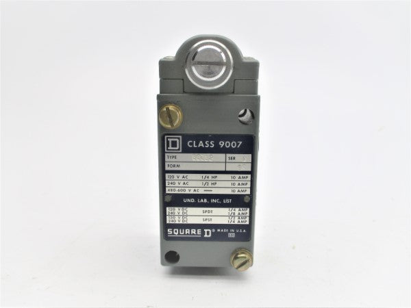 SQUARE D 9007B62B2 SER. A 480-600VAC 10A NSNP